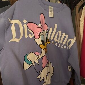 Adults Disney Purple Daisy Duck oversized  Sweatshirt